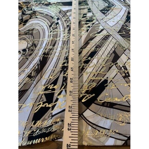 Allison Dailey Sz Large Top 3/4 Sleeve Glitzy Travel Cruise Coastal - Picture 8 of 16